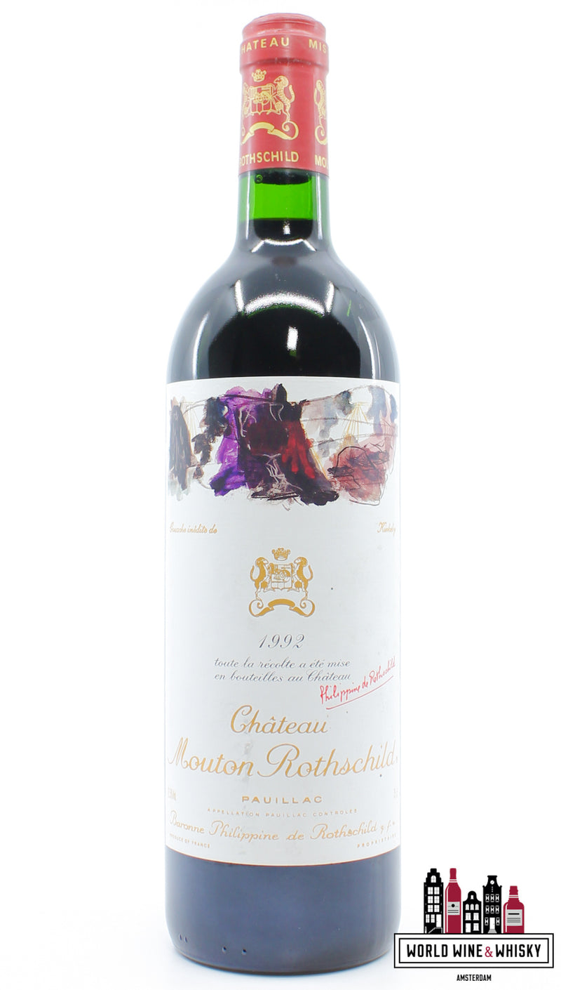 Chateau Mouton Rothschild 1992 - WORLD WINE WHISKY 