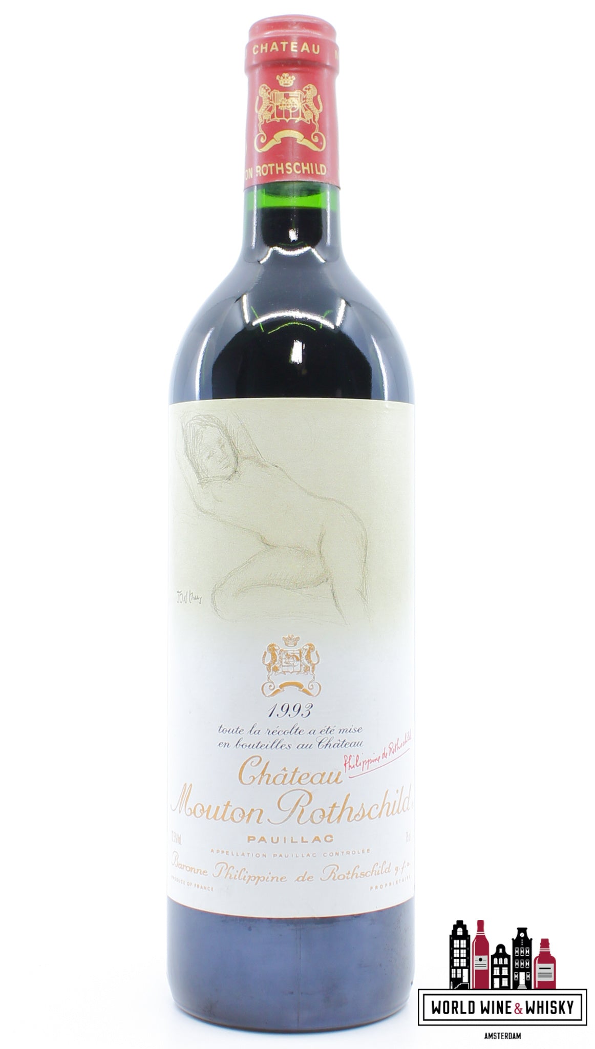 Chateau Mouton Rothschild 1993 - WORLD WINE WHISKY 