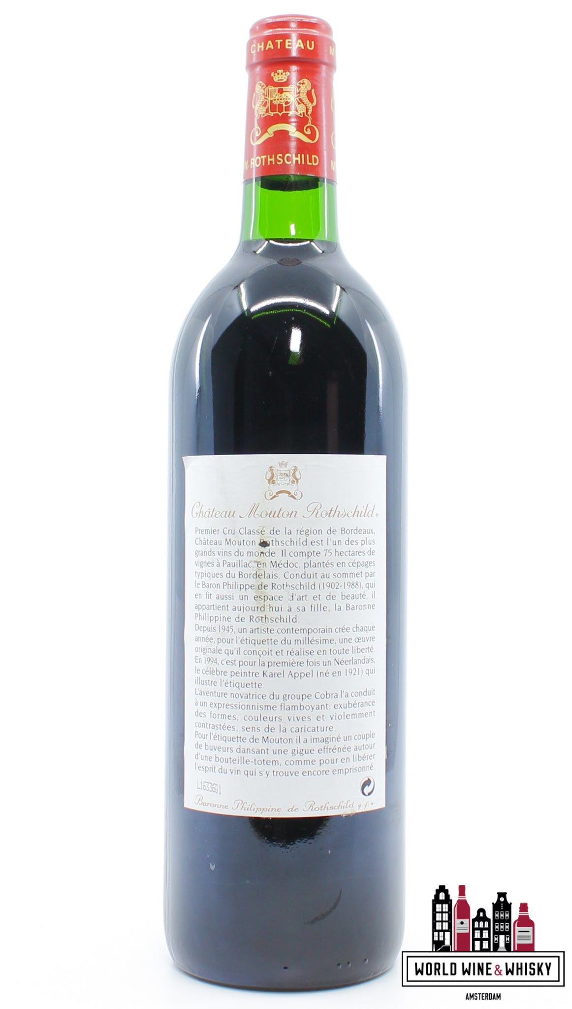 Chateau Mouton Rothschild 1994 - WORLD WINE WHISKY 