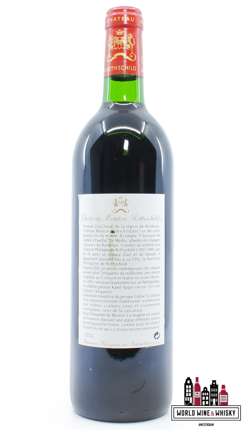 Chateau Mouton Rothschild 1994 - WORLD WINE WHISKY 