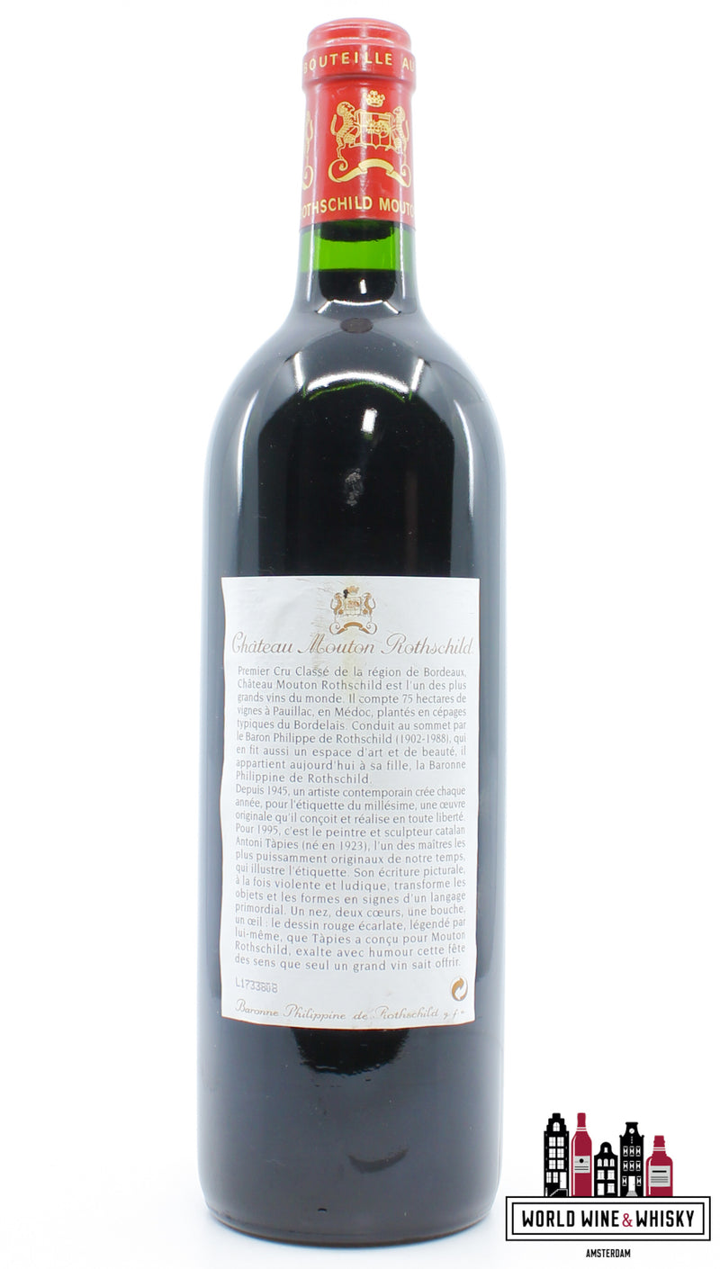 Chateau Mouton Rothschild 1995 - WORLD WINE WHISKY 