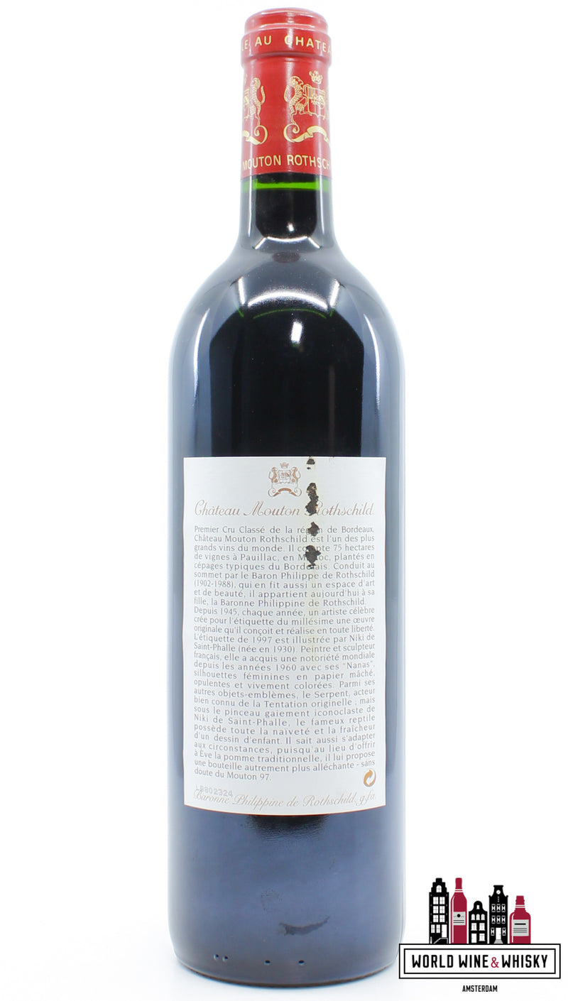Chateau Mouton Rothschild 1997 - WORLD WINE WHISKY 