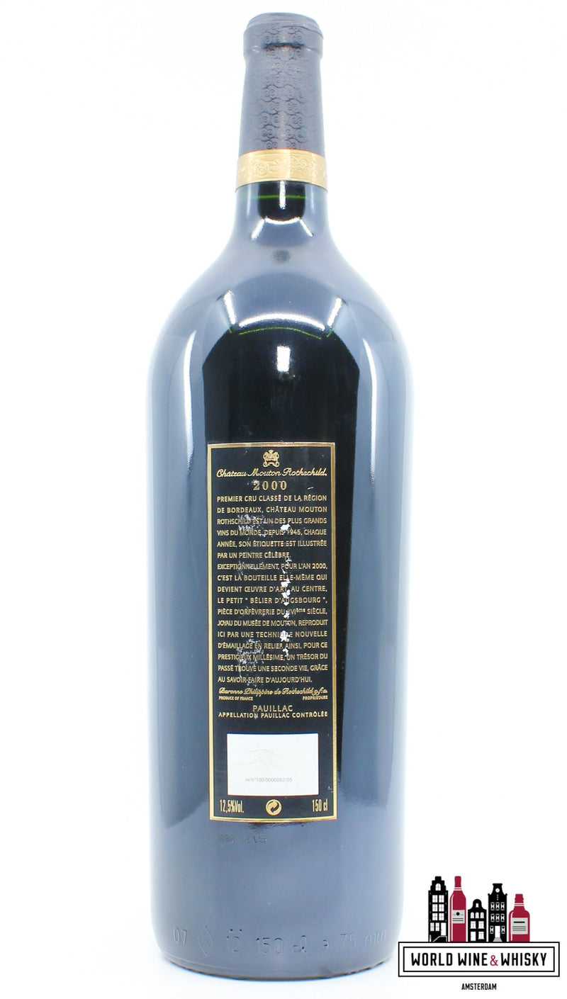 Chateau Mouton Rothschild 2000 - Magnum (1,5 liter) - WORLD WINE WHISKY 