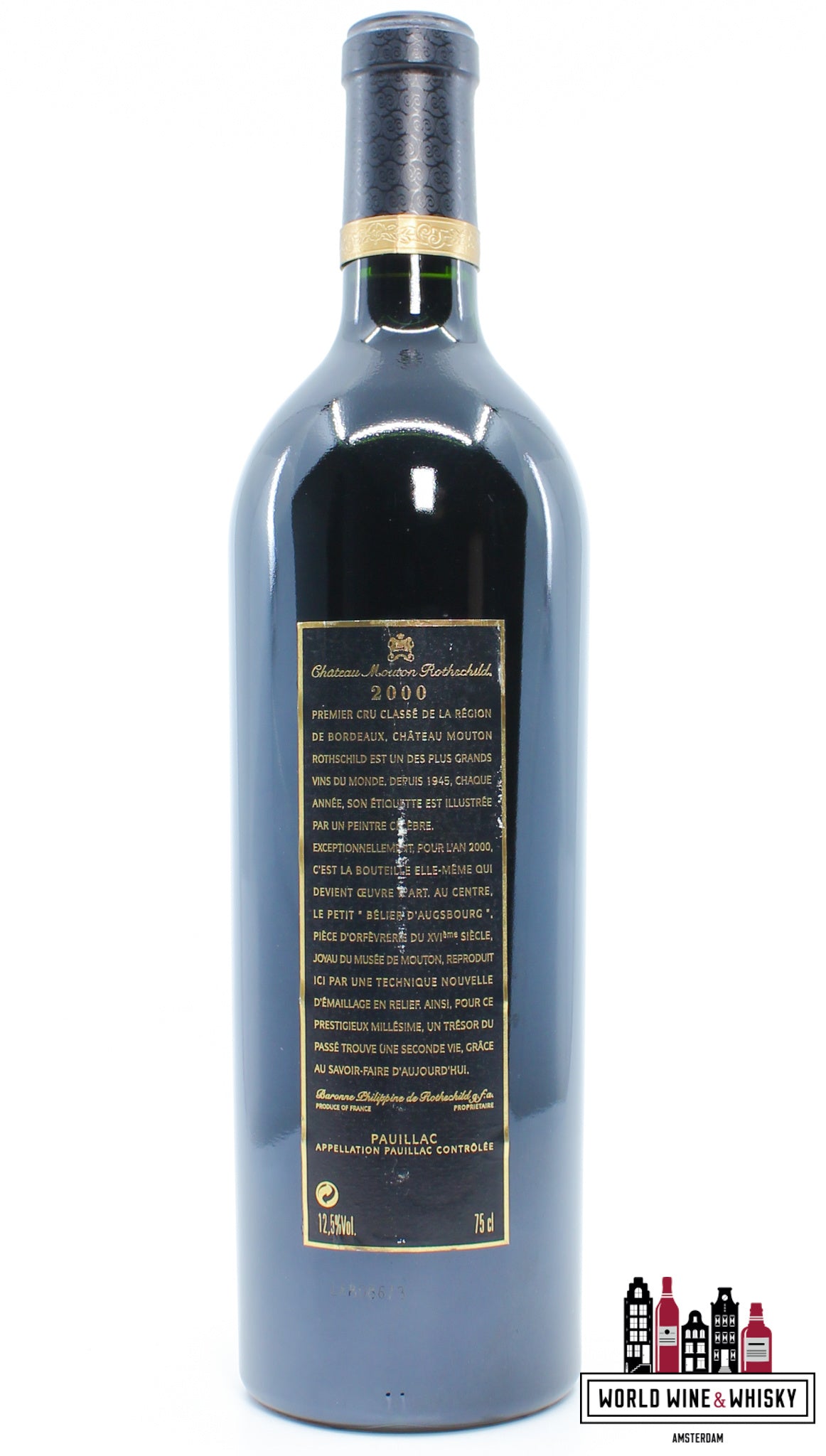 Chateau Mouton Rothschild 2000 - WORLD WINE WHISKY 