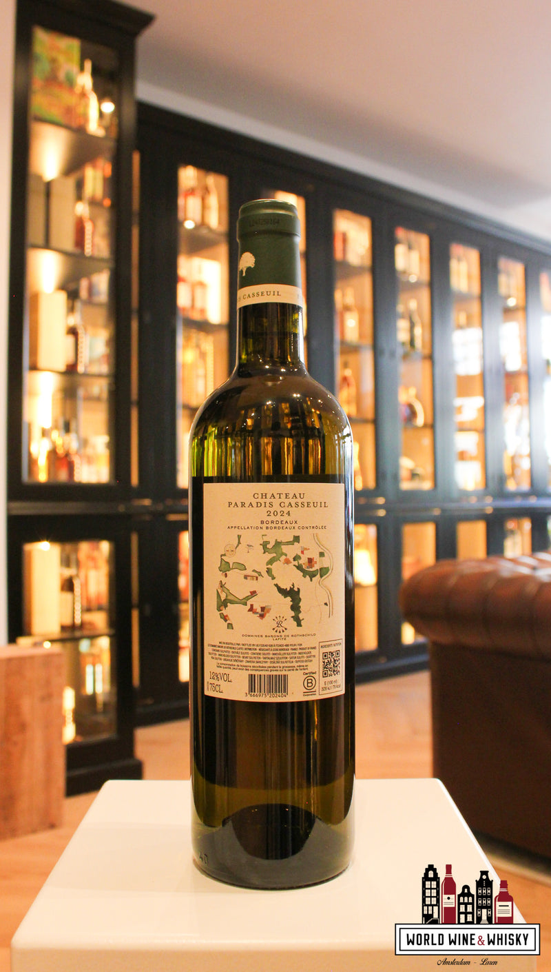 Chateau Paradis Casseuil 2024 Blanc (Lafite - Domaines Barons de Rothschild) - WORLD WINE WHISKY 