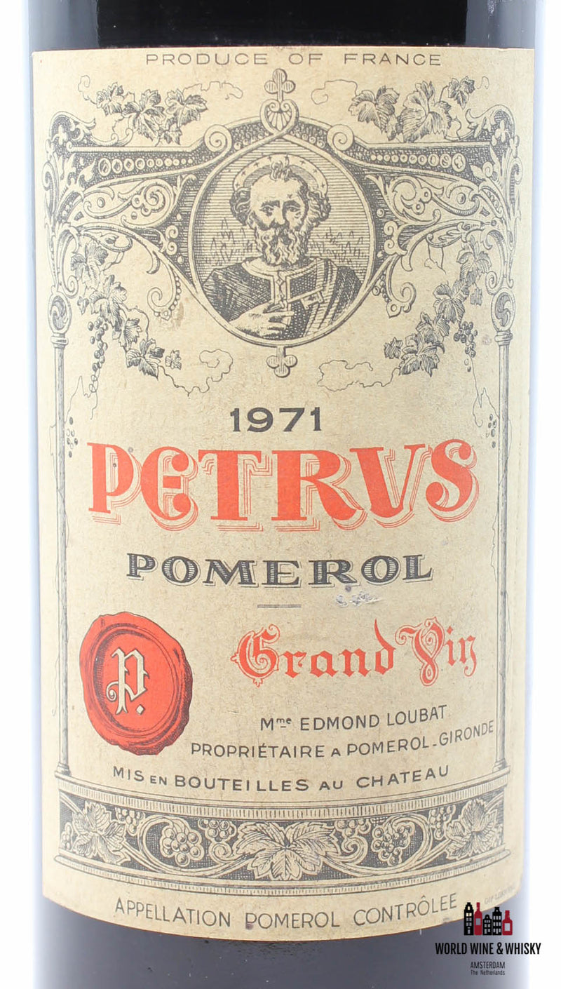 Chateau Petrus 1971 - WORLD WINE WHISKY 