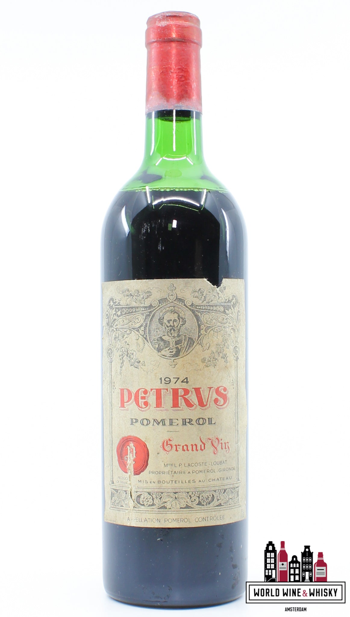 Chateau Petrus 1974 - WORLD WINE WHISKY 