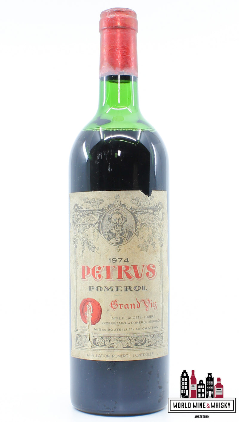 Chateau Petrus 1974 - WORLD WINE WHISKY 