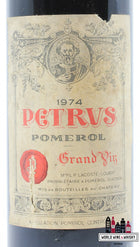 Chateau Petrus 1974 - WORLD WINE WHISKY 