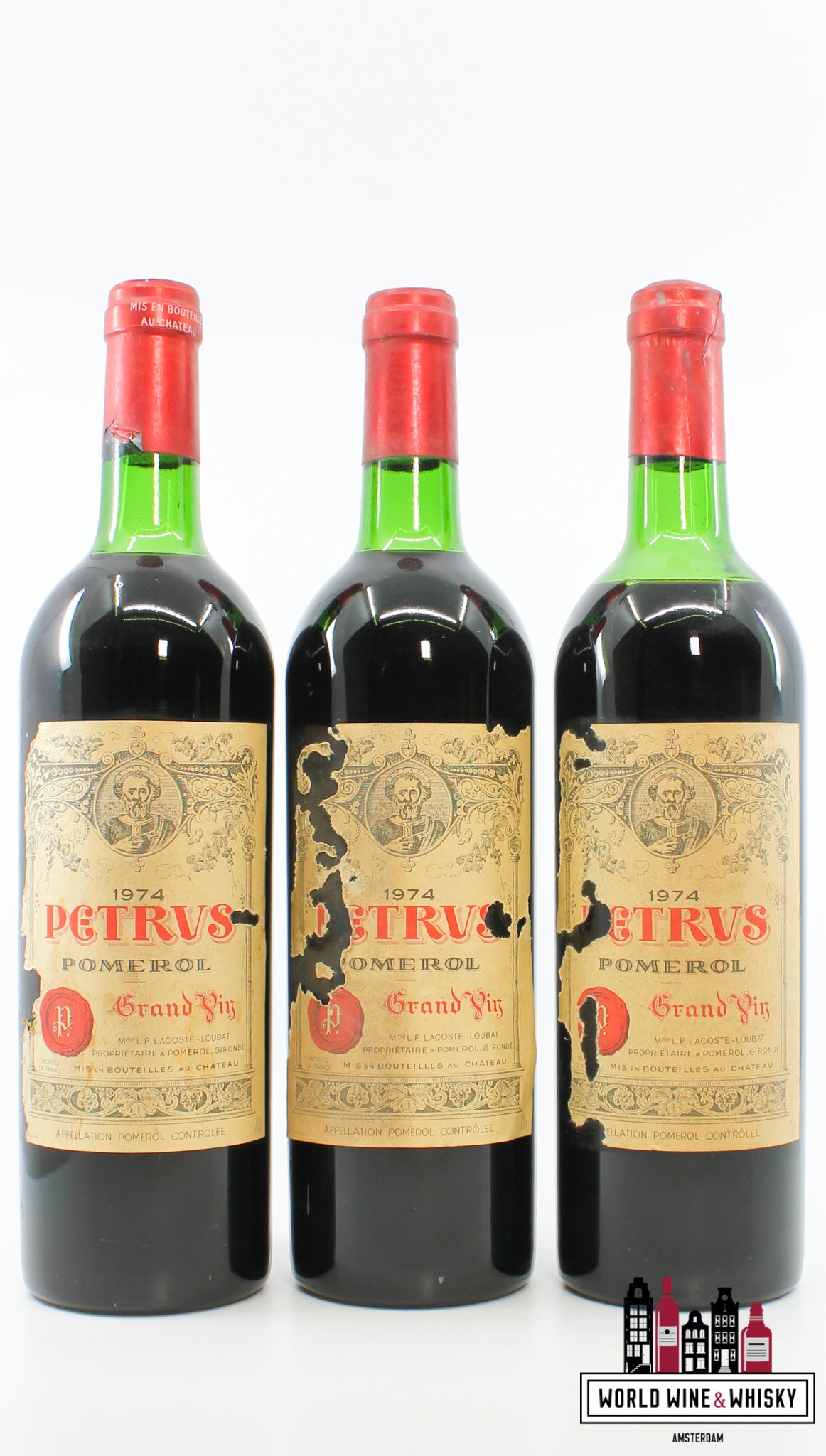 Chateau Petrus 1974 - WORLD WINE WHISKY 