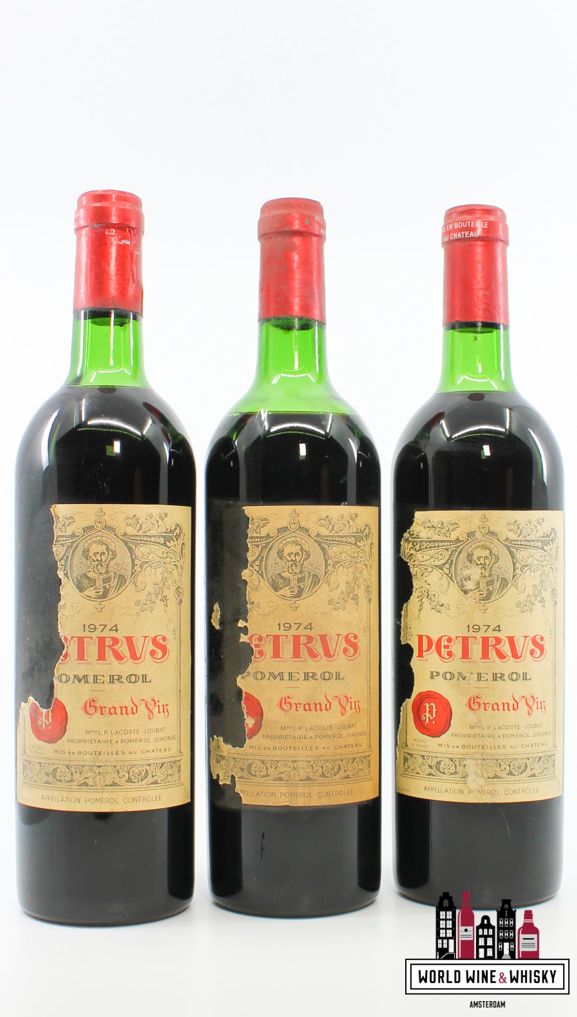 Chateau Petrus 1974 - WORLD WINE WHISKY 