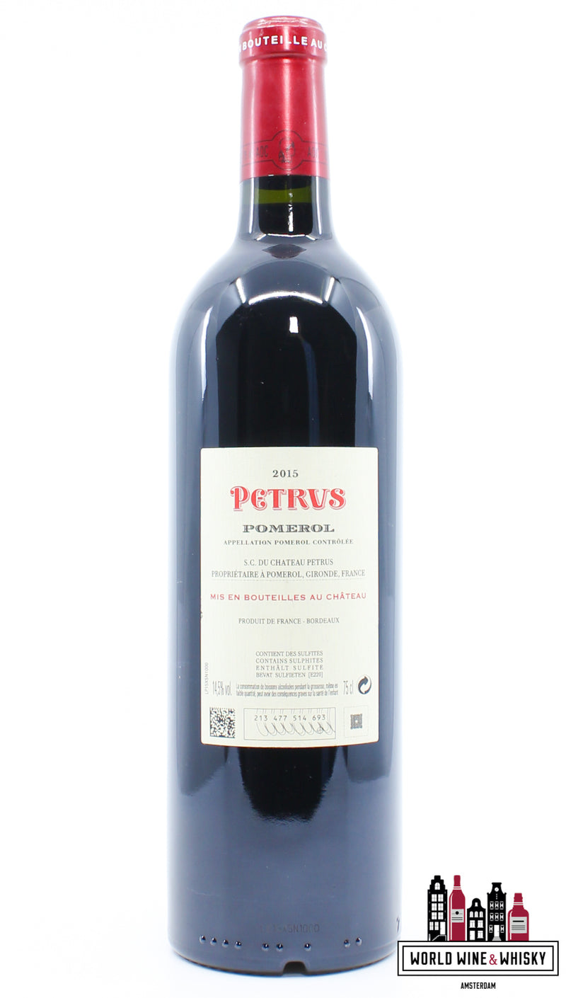 Chateau Petrus 2015 (100 Parker Points) - WORLD WINE WHISKY 