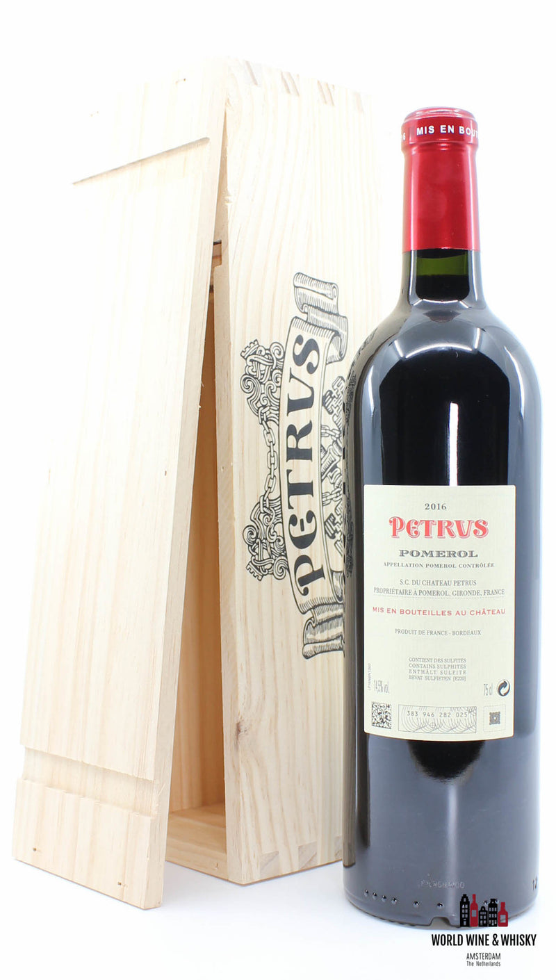 Chateau Petrus 2016 in OWC (100 Parker Points) - WORLD WINE WHISKY 