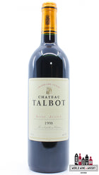 Chateau Talbot 1998 - Saint-Julien - Grand Cru Classé - WORLD WINE WHISKY 