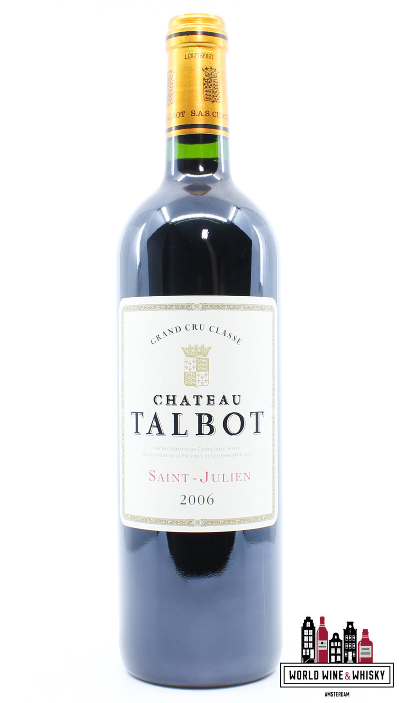 Chateau Talbot 2006 - Saint-Julien - Grand Cru Classé - WORLD WINE WHISKY 