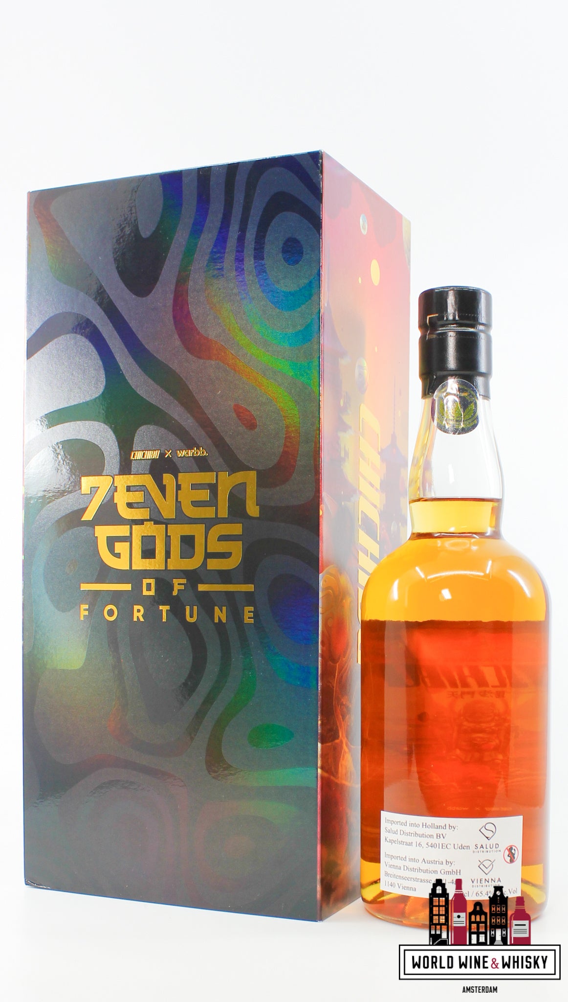 Chichibu 5 Years Old 2017 2023 - Cask 8280 - 7EVEN Gods of Fortune 65.4% (1 of 211) - WORLD WINE WHISKY 
