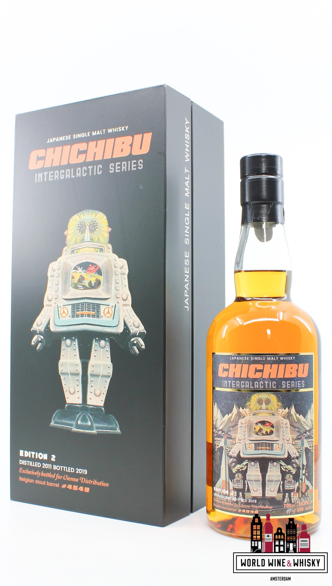 Chichibu 8 Years Old 2011 2019 - Intergalactic Series Edition 2 - Cask 4549 55.8% (1 of 238) - WORLD WINE WHISKY 