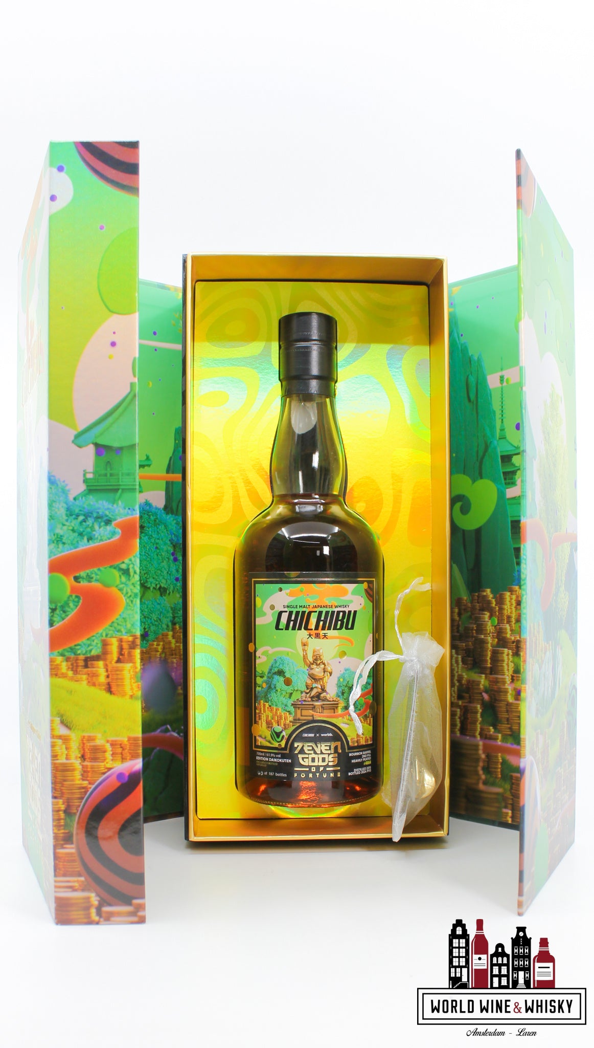 Chichibu 9 Years Old 2015 2024 - Cask 4664 - 7EVEN Gods of Fortune - Edition 6 Daikokuten 61.9% (1 of 187) - WORLD WINE WHISKY 