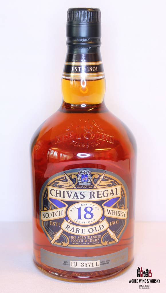 Chivas Regal 18 Years Old 40% (1 Litre) - WORLD WINE WHISKY 