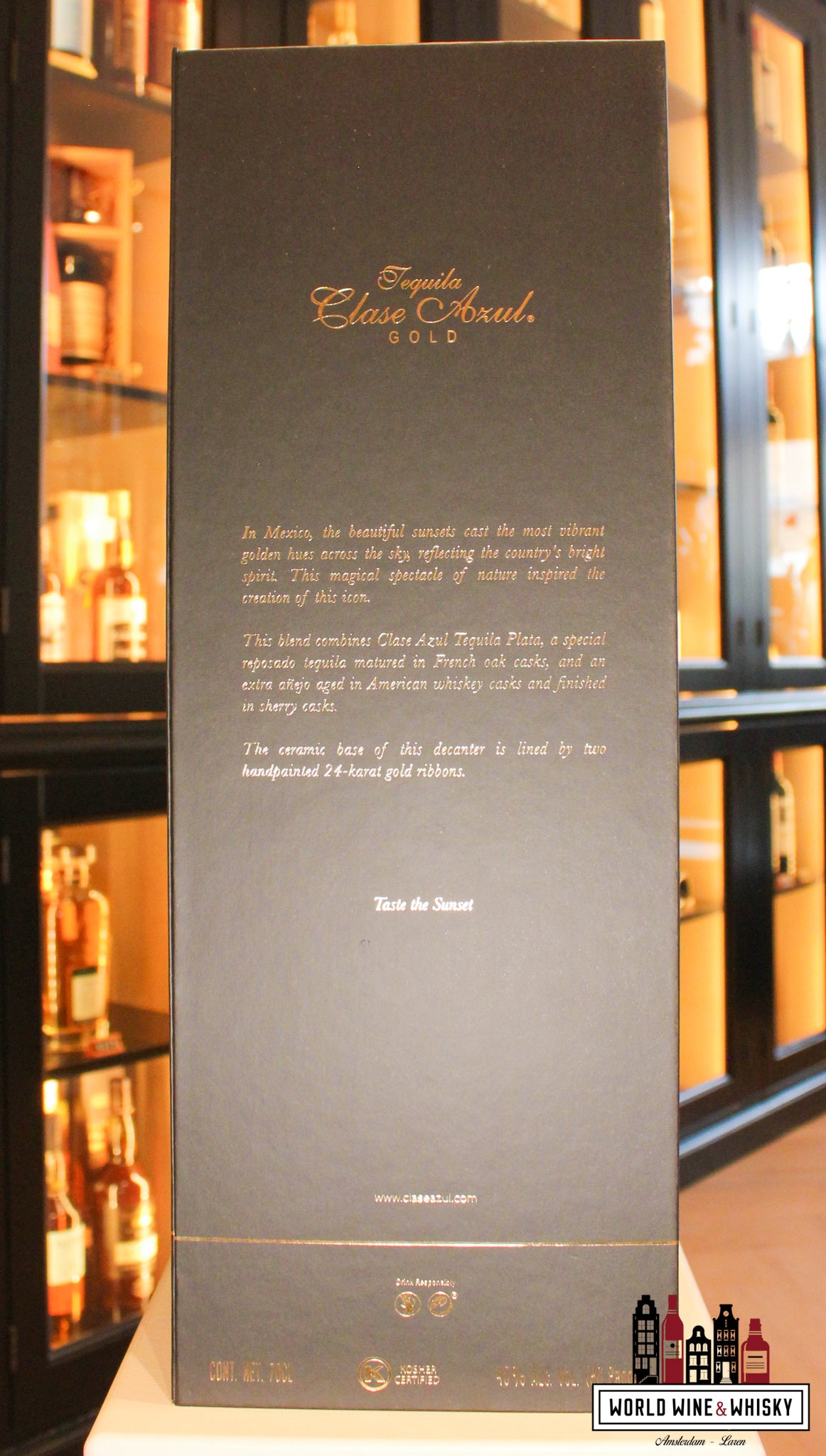 Clase Azul Gold Tequila (70cl) - WORLD WINE WHISKY 