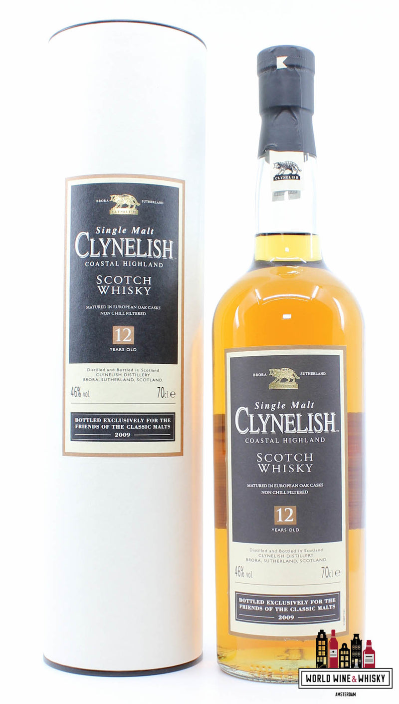 Clynelish 12 Years Old 2009 46% (Exclusively bottled for the Friends of the Classic Malts) - WORLD WINE WHISKY 