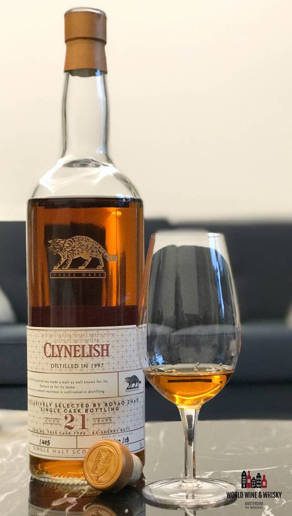 Clynelish 21 Years Old 1997 2018 Cask 7555 Cask of Distinction -  Boyao Zhao Exclusive 56.7% - WORLD WINE WHISKY 