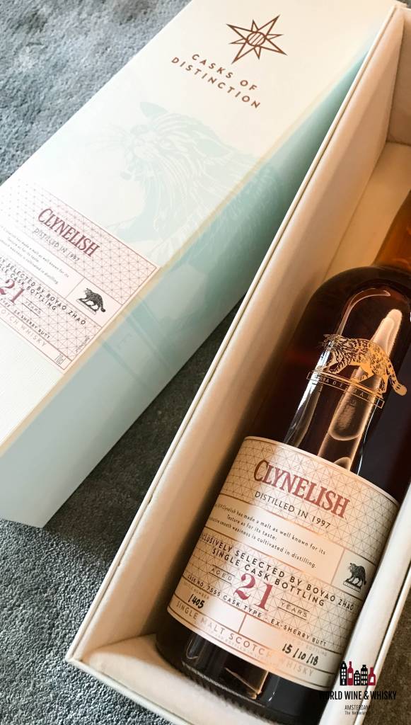 Clynelish 21 Years Old 1997 2018 Cask 7555 Cask of Distinction -  Boyao Zhao Exclusive 56.7% - WORLD WINE WHISKY 