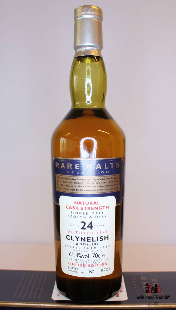 Clynelish 24 Years Old 1972 1997 Rare Malts Selection 61.3% - WORLD WINE WHISKY 
