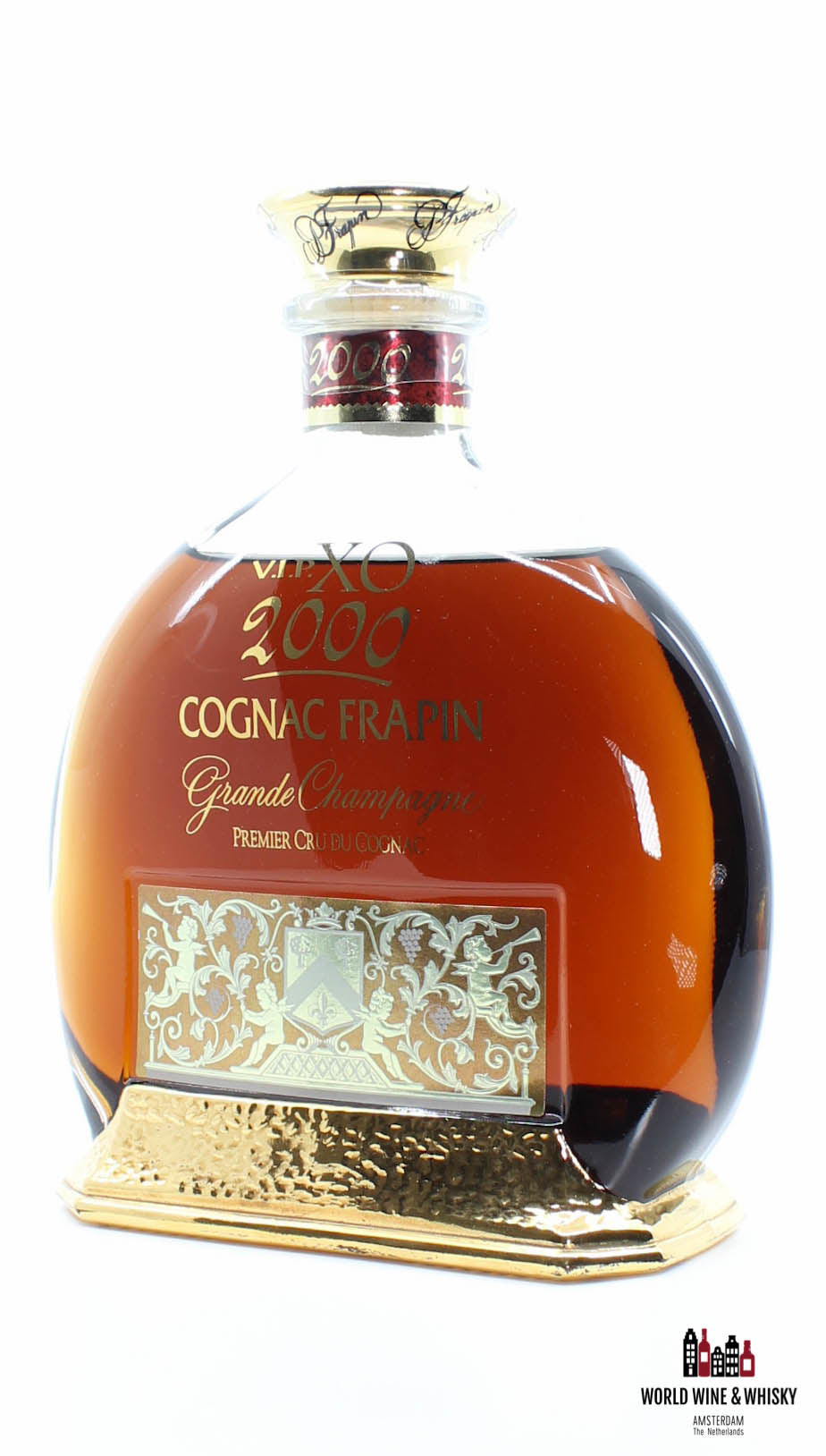 Cognac Frapin - Grande Champagne - V.I.P. XO 2000 (24K gold gilded