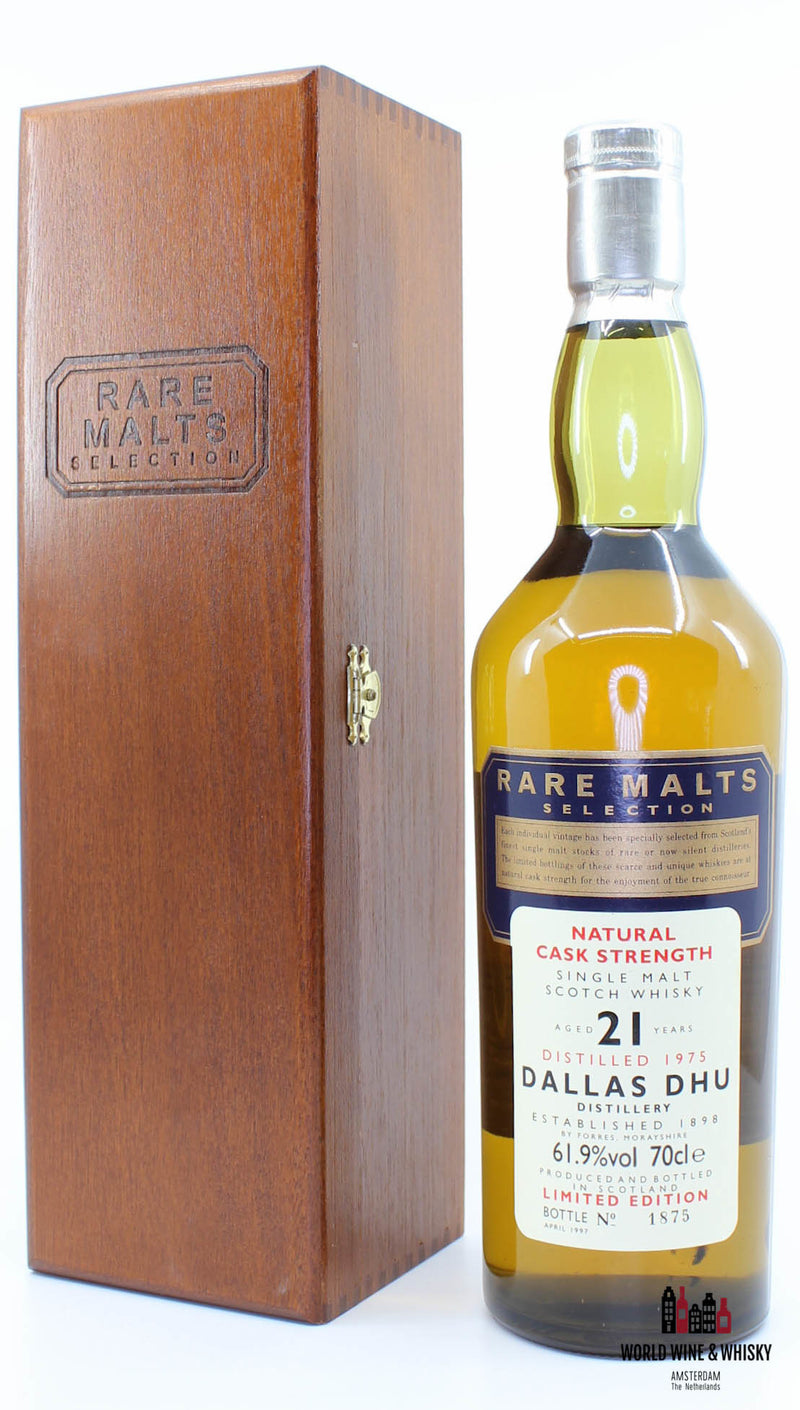 Dallas Dhu 21 Years Old 1975 1997 Rare Malts Selection 61.9% (in wooden box) - WORLD WINE WHISKY 