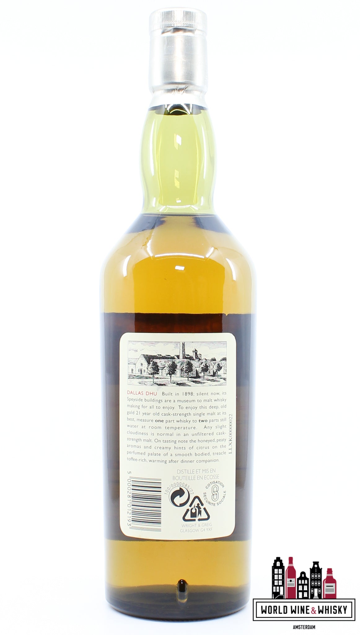 Dallas Dhu 21 Years Old 1975 1997 - Rare Malts Selection - Natural Cask Strength 61.9% (Closed Distillery) - WORLD WINE WHISKY 
