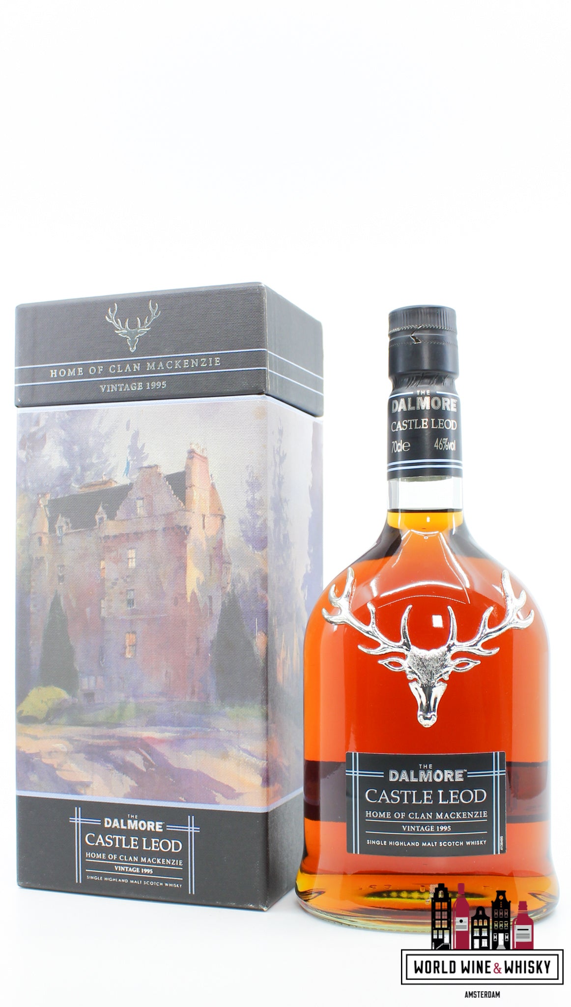 Dalmore 1995 2011 - Castle Leod - Home of Clan MacKenzie 46% (1 of 5000) - WORLD WINE WHISKY 