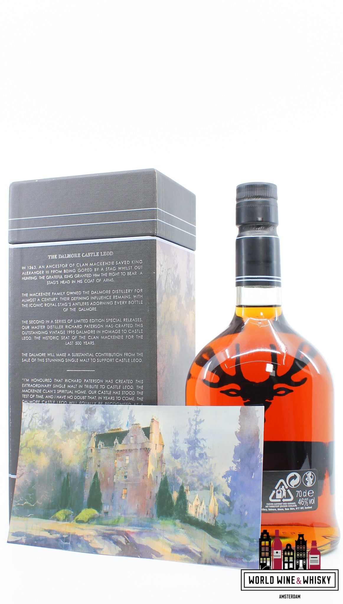 Dalmore 1995 2011 - Castle Leod - Home of Clan MacKenzie 46% (1 of 5000) - WORLD WINE WHISKY 