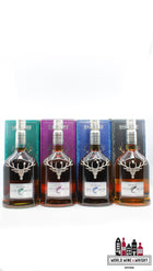 Dalmore 2012 - Rivers Collection: Tray, Spey, Dee & Tweed Dram 40% (full set) - WORLD WINE WHISKY 