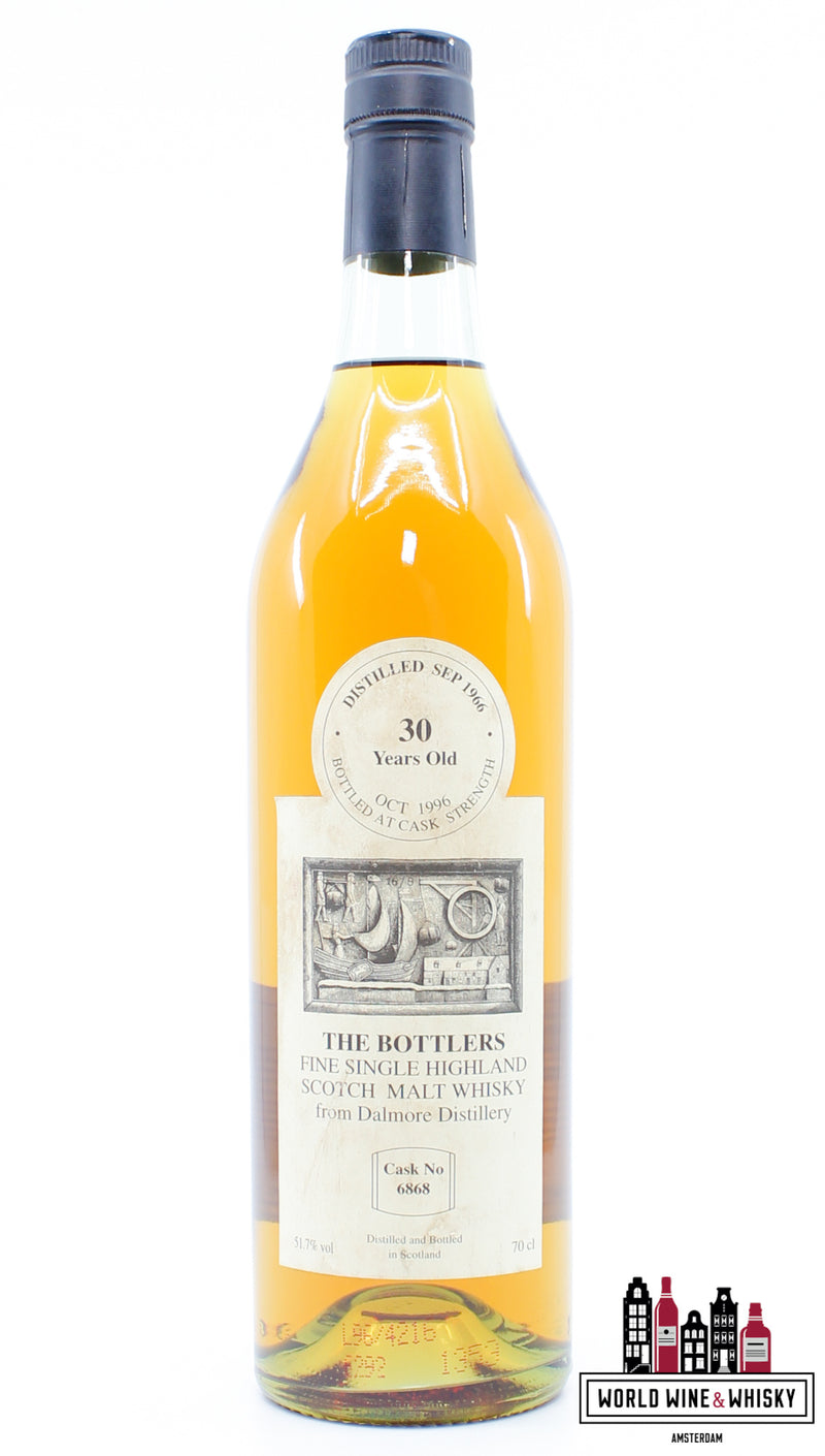Dalmore 30 Years Old 1966 1996 - Cask 6868 - The Bottlers 51.7% - WORLD WINE WHISKY 