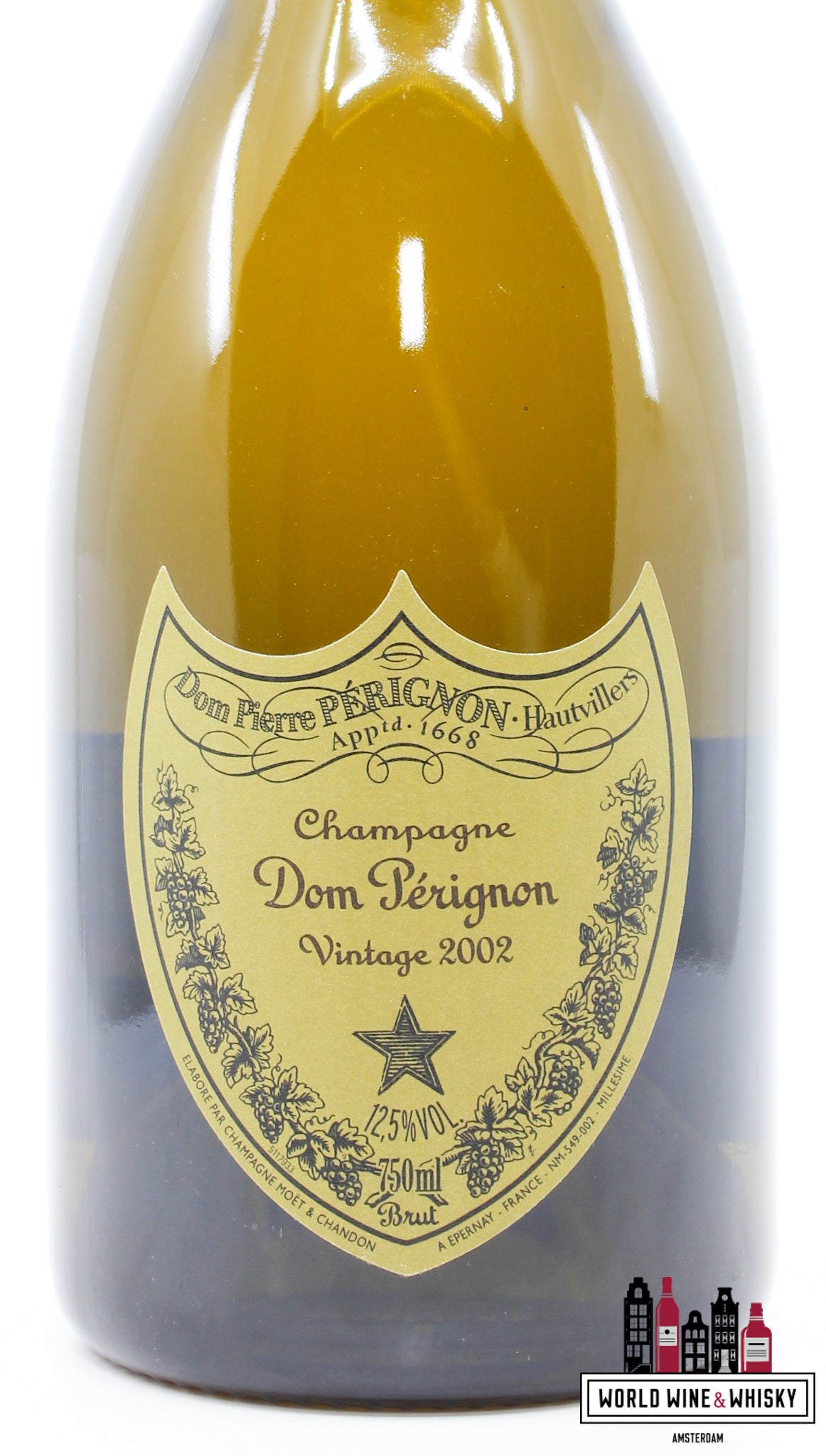 Dom Perignon 2002 Vintage - Champagne Brut 12.5% (96 Parker Points