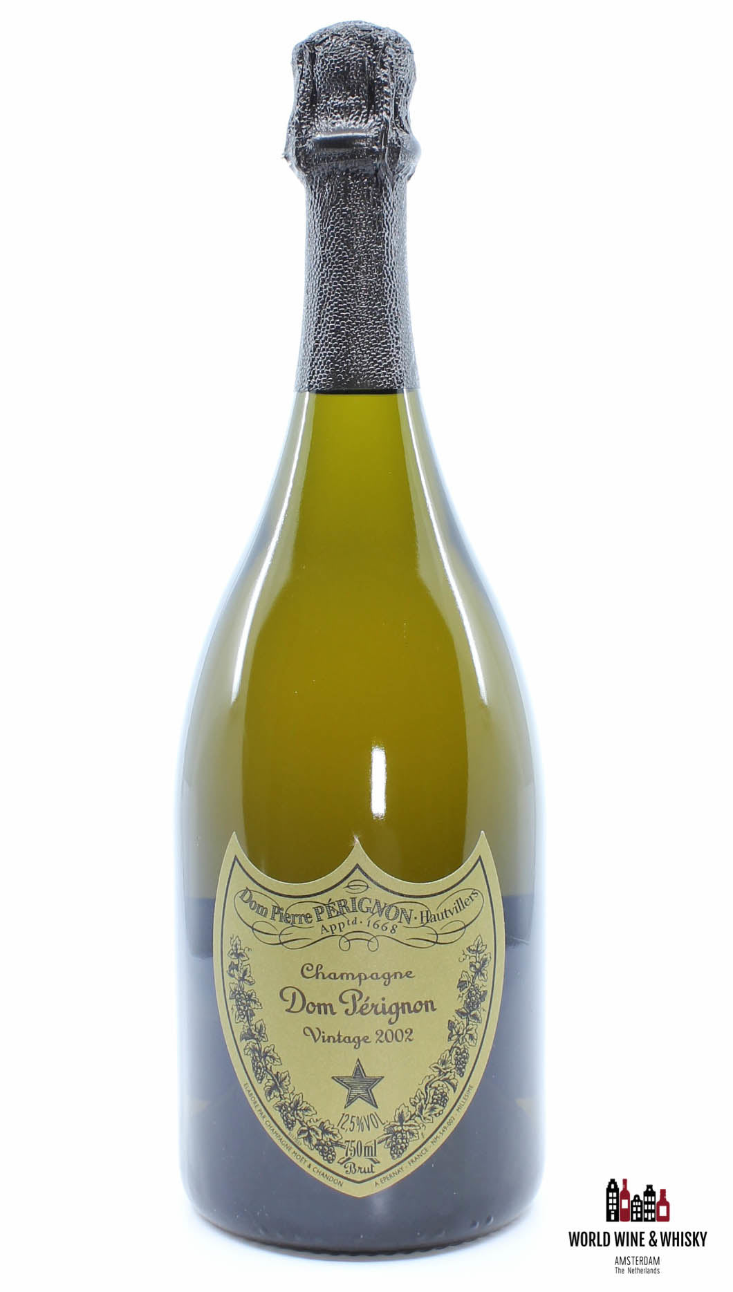 Dom Perignon 2002 Vintage Champagne Brut in giftbox + 2 glasses