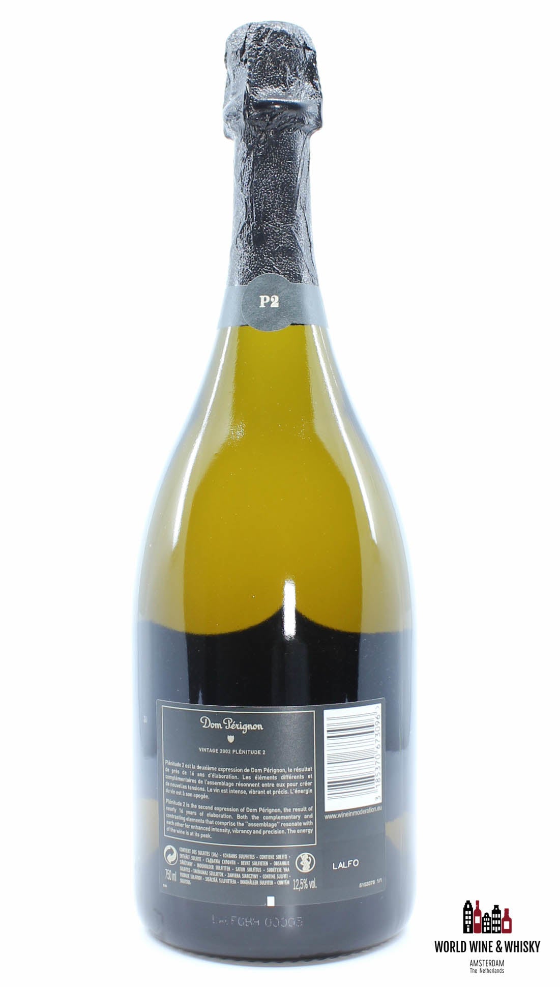 Dom Perignon 2002 Vintage P2 Plénitude 2 - Champagne Brut - WORLD WINE WHISKY 