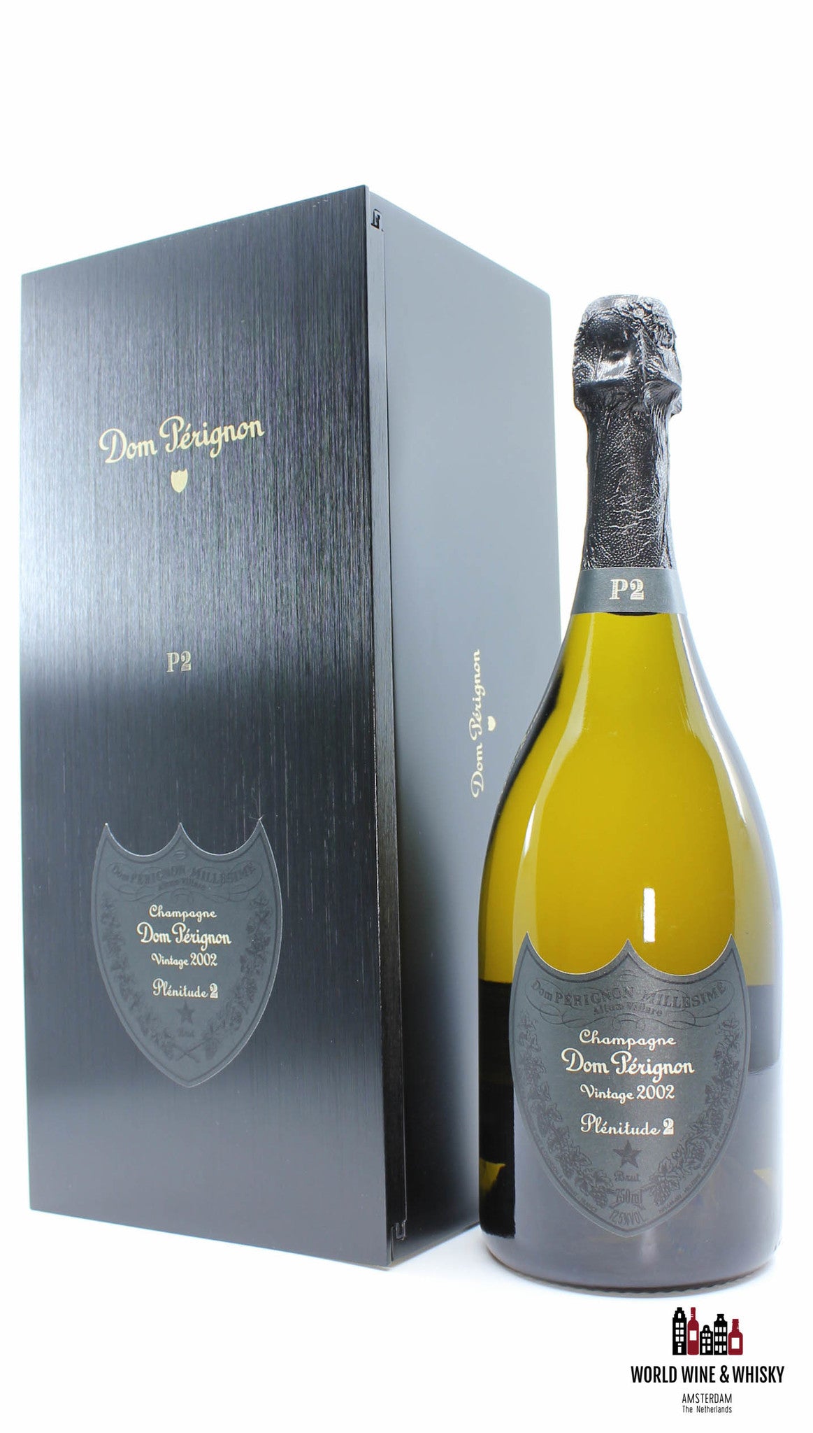 Dom Perignon 2002 Vintage P2 Plénitude 2 - Champagne Brut (in luxury giftbox) - WORLD WINE WHISKY 