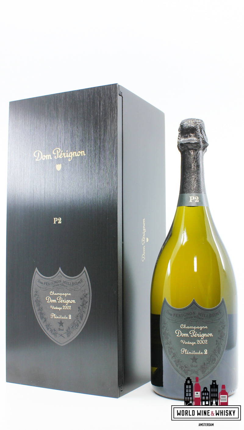 Dom Perignon 2002 Vintage P2 Plénitude 2 - Champagne Brut (in luxury giftbox) - WORLD WINE WHISKY 