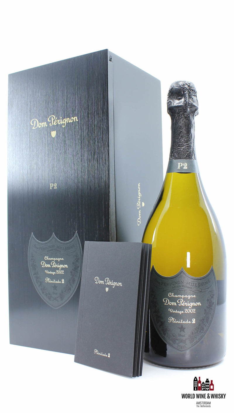 Dom Perignon 2002 Vintage P2 Plénitude 2 - Champagne Brut (in luxury giftbox) - WORLD WINE WHISKY 