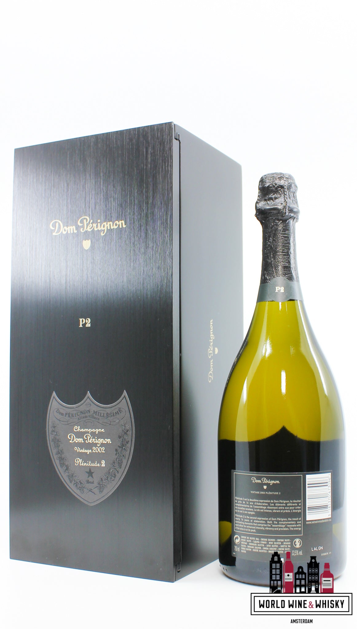 Dom Perignon 2002 Vintage P2 Plénitude 2 - Champagne Brut (in luxury giftbox) - WORLD WINE WHISKY 