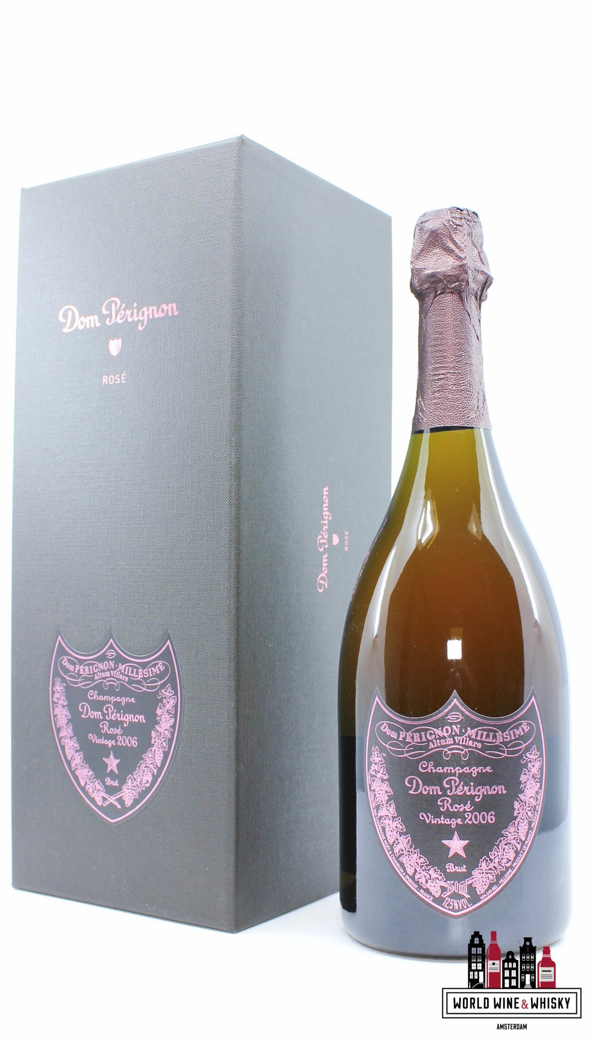 Dom Perignon 2006 Vintage Rosé - Champagne Brut (in luxury giftbox) - WORLD WINE WHISKY 