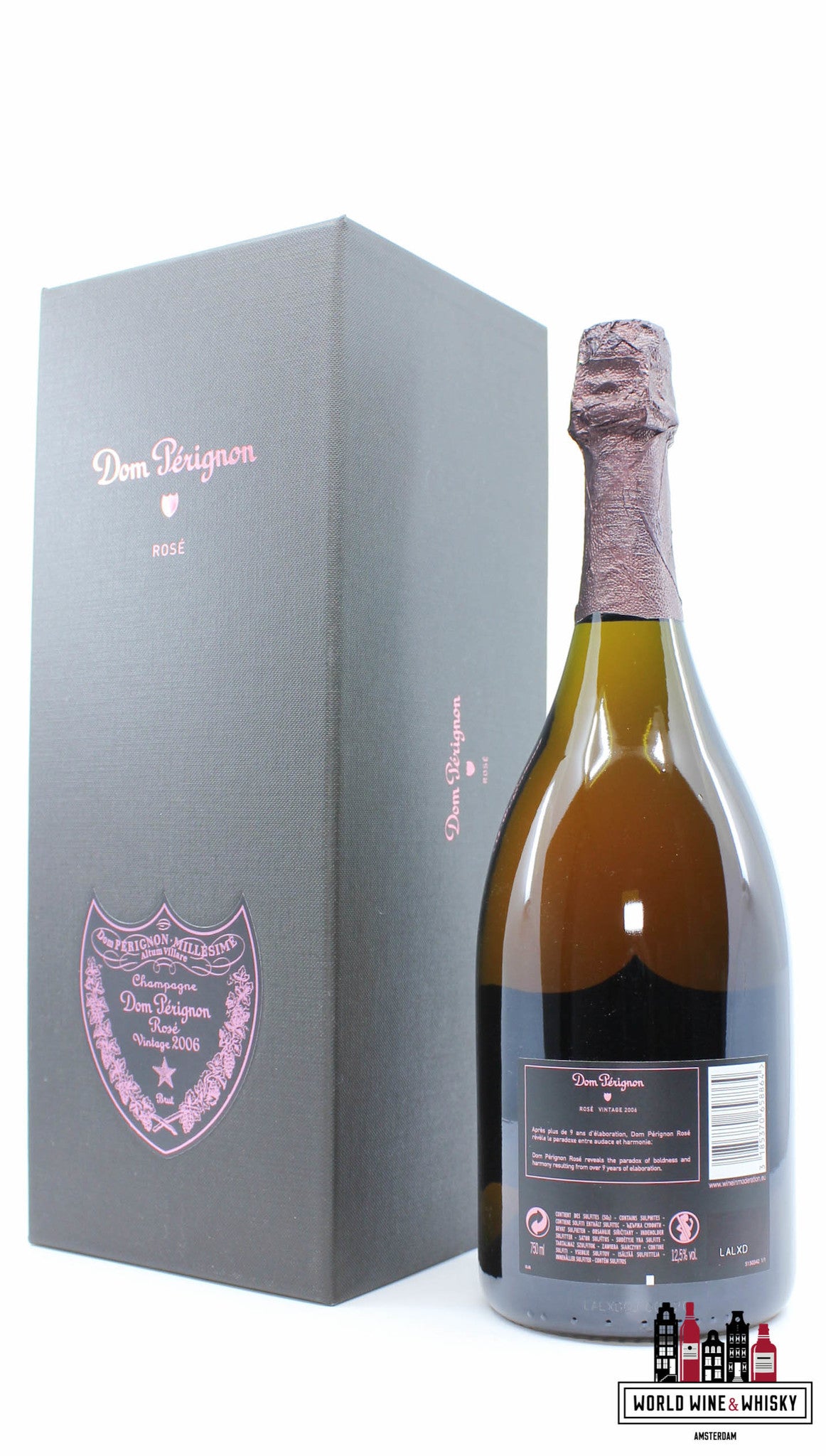 Dom Perignon 2006 Vintage Rosé - Champagne Brut (in luxury giftbox) - WORLD WINE WHISKY 