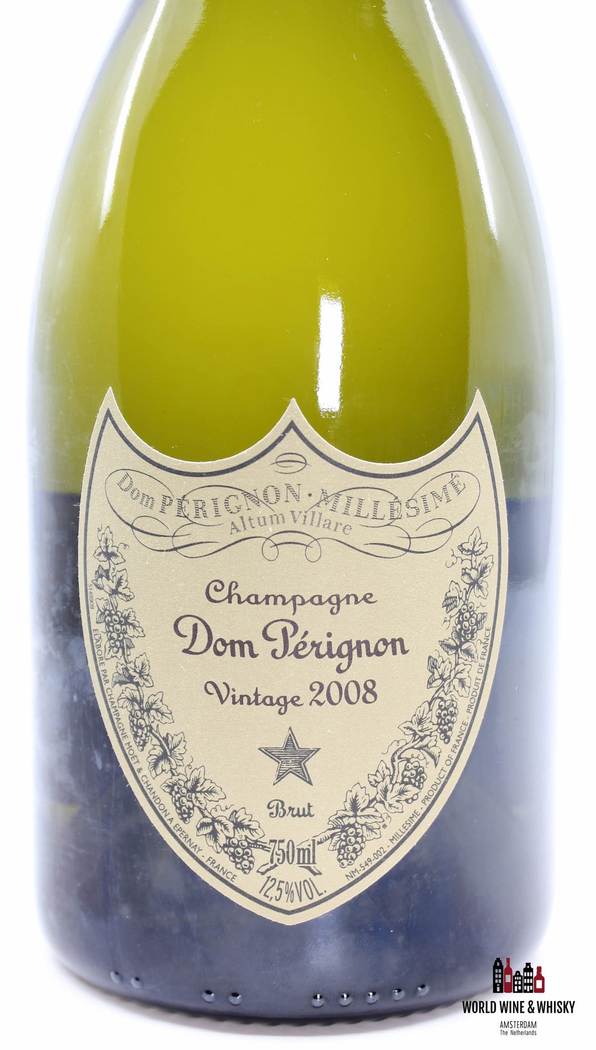 Dom Perignon 2008 Vintage - Champagne Brut - WORLD WINE WHISKY 