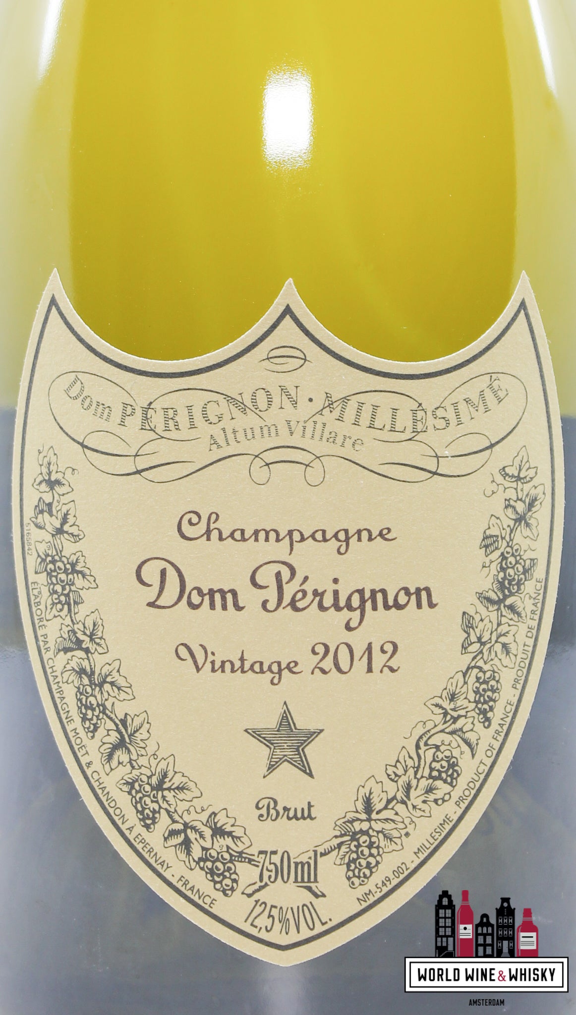 Dom Perignon 2012 Vintage - Champagne Brut - WORLD WINE WHISKY 