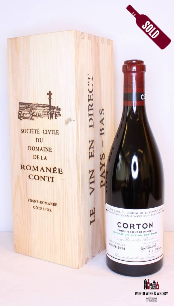 Domaine de la Romanée Conti Corton 2014 DRC (in OWC) - WORLD WINE WHISKY 