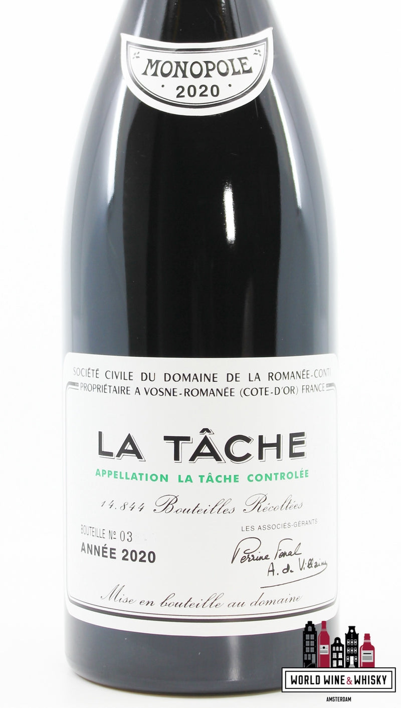 Domaine de la Romanée-Conti (DRC) - La Tâche 2020 - WORLD WINE WHISKY 