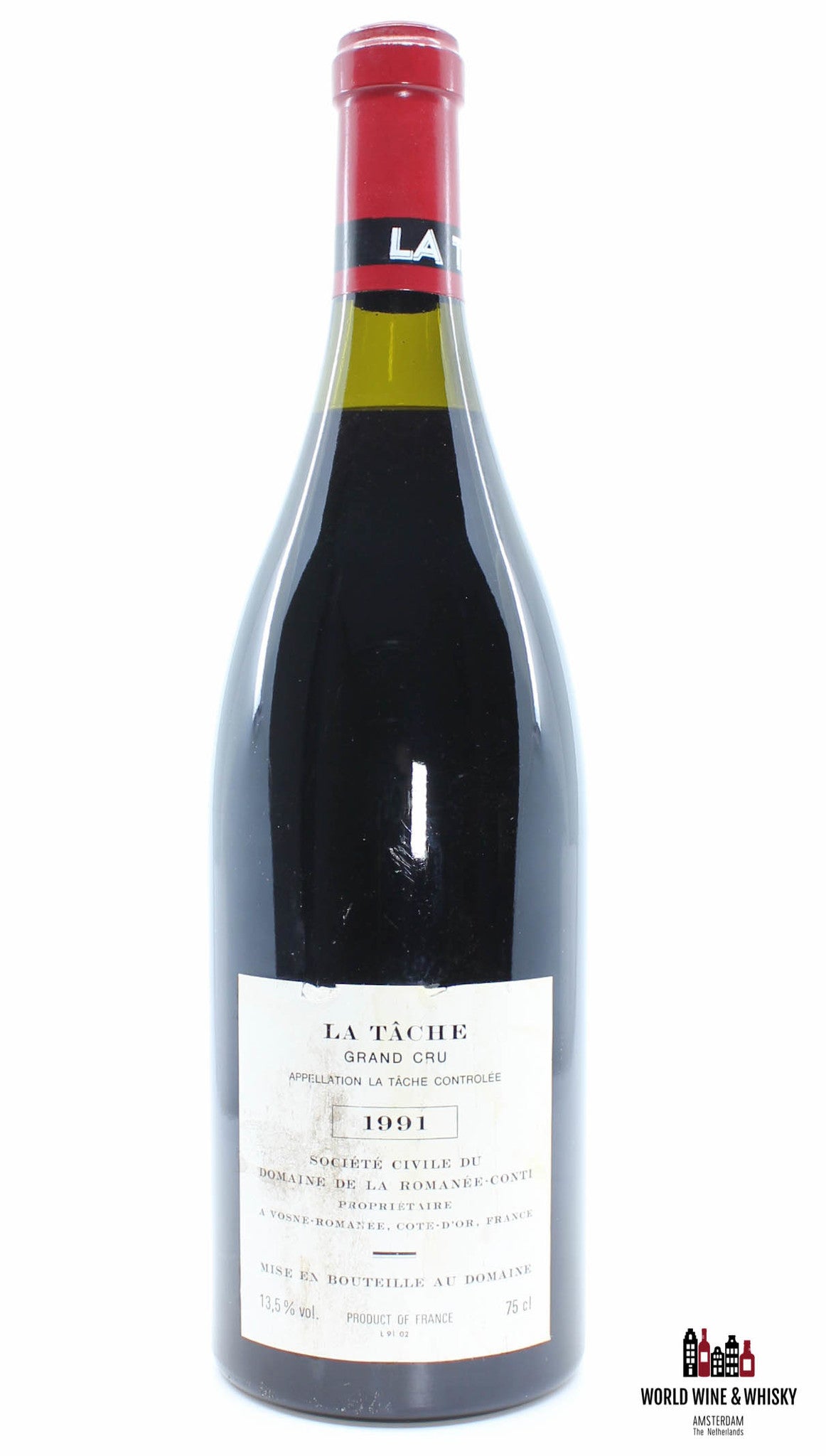 Domaine de la Romanée-Conti (DRC) - La Tache 1991 - WORLD WINE WHISKY 