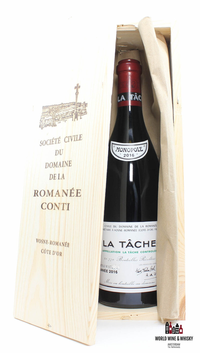 Domaine de la Romanée-Conti (DRC) - La Tache 2016 (in OWC) - WORLD WINE WHISKY 